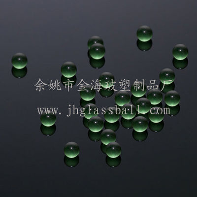 Boule de verre vert transparent avec G100 Prime Soda Calcaire Boules de verre personnalisées
