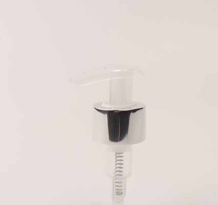 Objectif de sécurité 24/410 28/410 pompe à lotion en aluminium d'or brillant pour les cosmétiques en bouteille