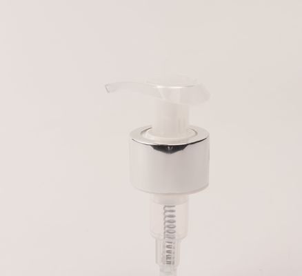 Objectif de sécurité 24/410 28/410 pompe à lotion en aluminium d'or brillant pour les cosmétiques en bouteille
